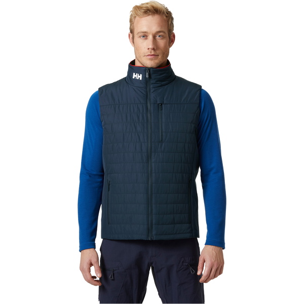 2025 Helly Hansen Hombres Crew Insulator Chaleco 2.0 30377 - Navy